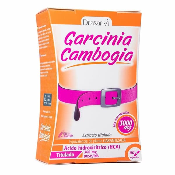 Ravintolisä Drasanvi Garcinia Cambogia 60 - Luonnollinen lisäravinne painonhallintaan 60 kapselia.