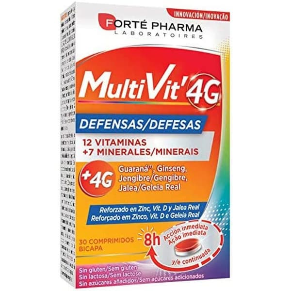 Ravintolisä Forté Pharma Multivit 4G 30 osaa