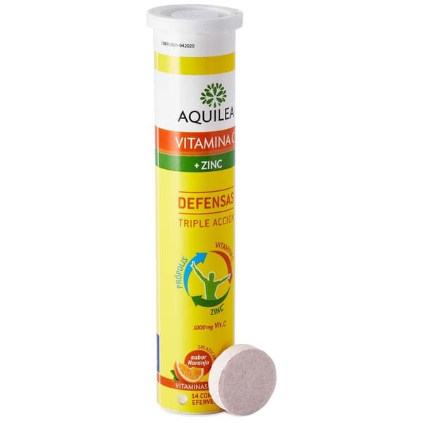 Kosttilskud Aquilea   C-vitamin Zink 14 enheder