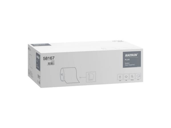 Tørkerull Katrin Plus System M 2L 140M (6 ruller) (1 stk.)