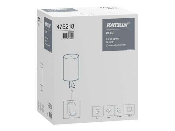 Tørkerull Katrin Plus S U/Hylse 1L 110M (12 ruller)