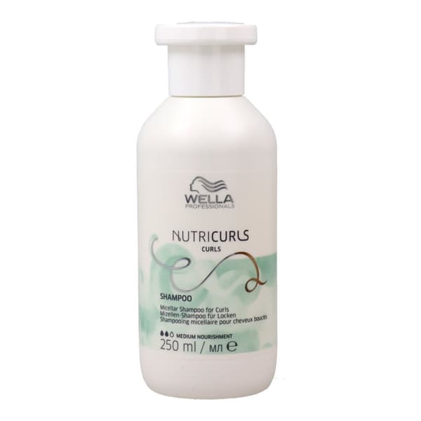 Wella Nutricurls Micellært Shampoo til Krøllet Hår 250 ml - Mild rensning til at pleje og definere krøllet hår.