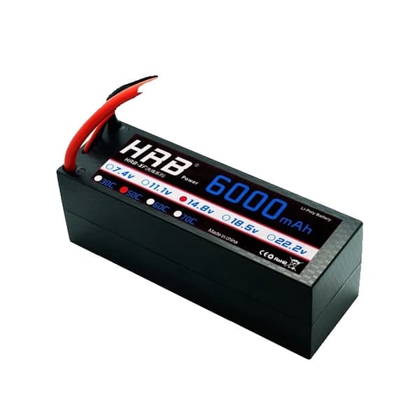 Lipo-akku, suuri kapasiteetti, useita vaihtoehtoja, 2S 5000mAh XT60