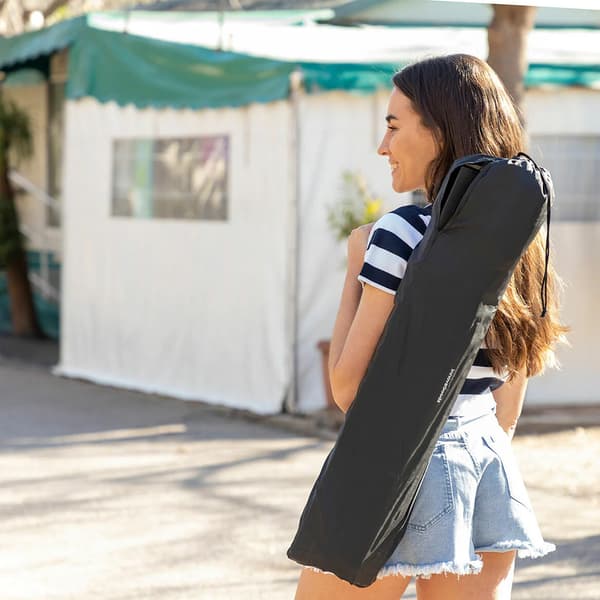 Hopfällbart campingbord med förvaringsfack
