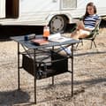 Miniatyrbild 1 av 5: Hopfällbart campingbord med förvaringsfack
