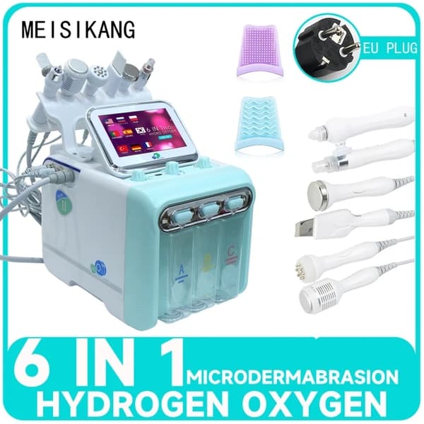 Ansigt Rensende Mikrodermabrasion Maskine, Vand Oxygen Hudpleje, Aqua Peeling Enheder, EU-STIK