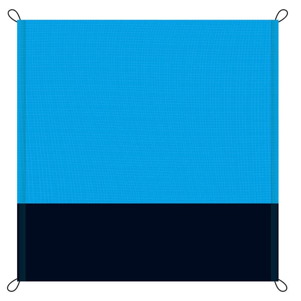 Campingmatta med fästen 2x2,1m