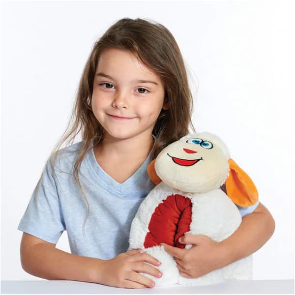 Travel Sininen matkatyyny Snowy the Sheep (Luminen lammas)