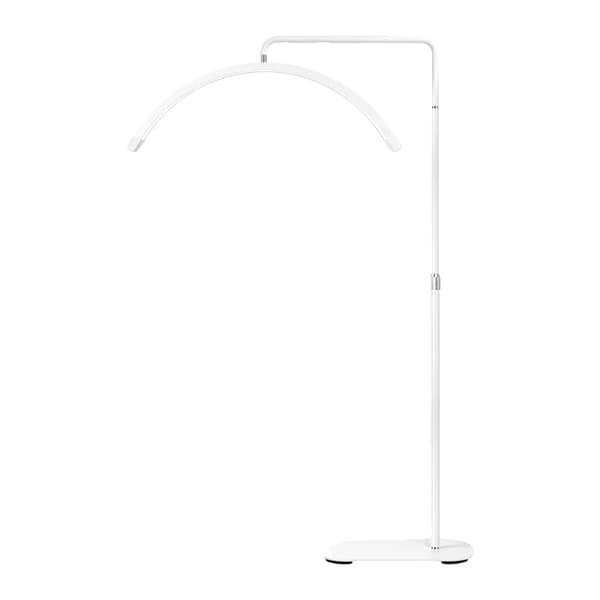 Ringlys, 28 tommer LED, halvmåneformet, Hvid