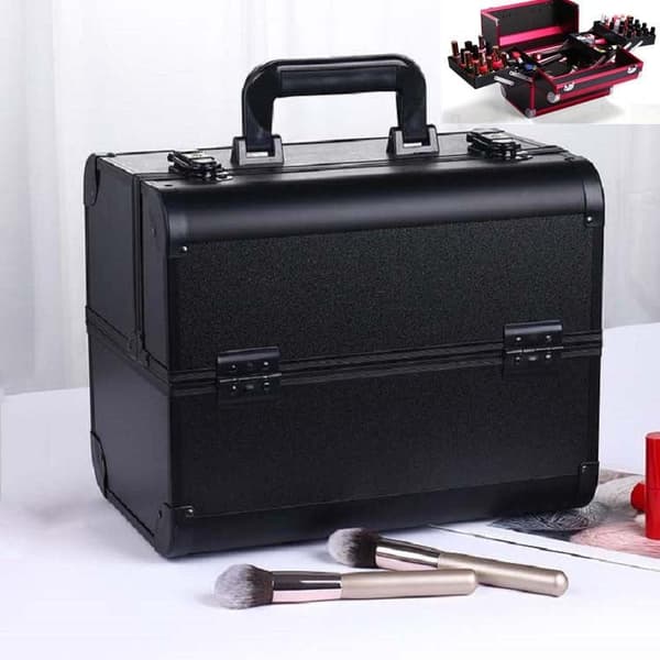 Meikkilaukku 32 cm Elegant Black