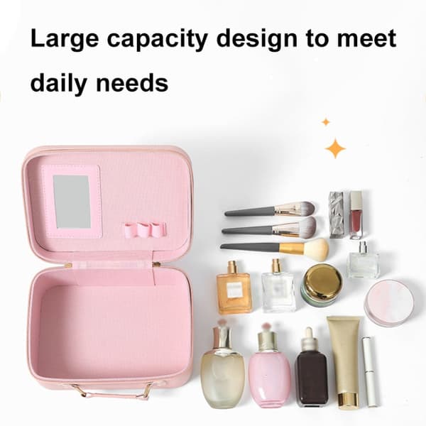 Meikkilaukku 21 cm Pink Small