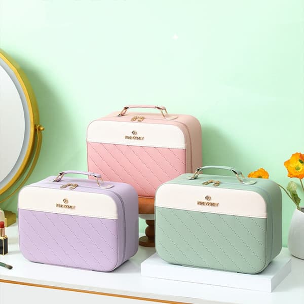 Meikkilaukku 21 cm Pink Small