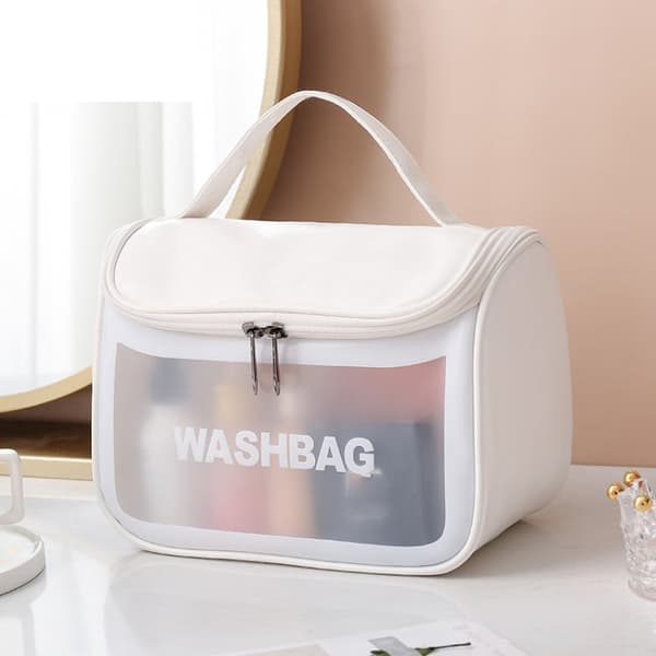 Meikkilaukku PVC (White)