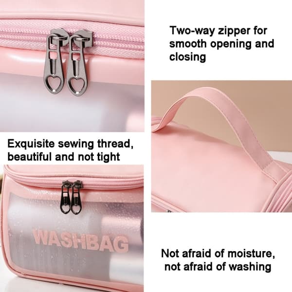 Meikkilaukku PVC (Pink)