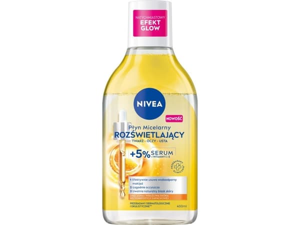 NIVEA Illuminating face-eye-mouth micellar lotion + 5% serum 400ml