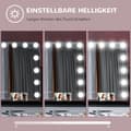 Pikkukuva 4 / 8: Meikkipeili 14 LED Musta 62,5 x 49,5 cm