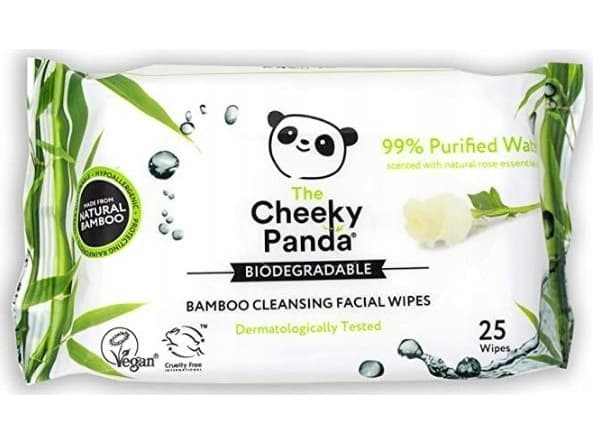 Frekke Panda Sminkefjerningsservietter med roseduft - 25 stk.