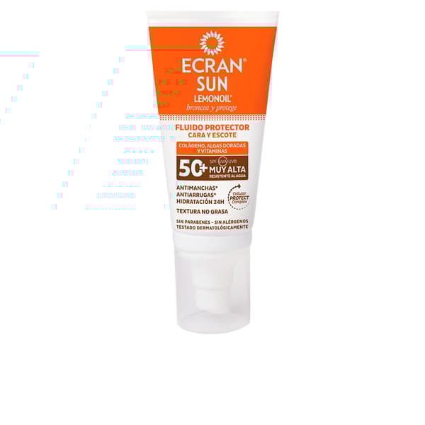 Ecran Sun Lemonoil Face And Neck Fluid Spf50 50ml