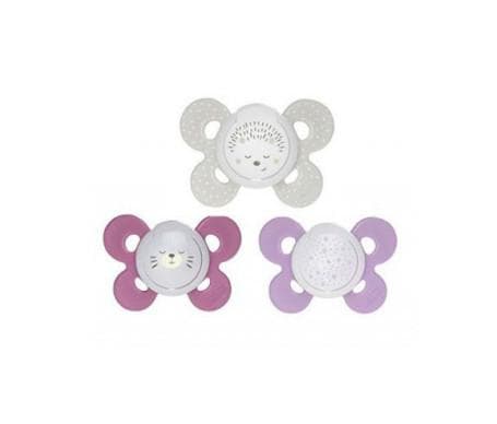Silicone Pacifier Chicco Physio Comfort Girl 16-36 M 2u