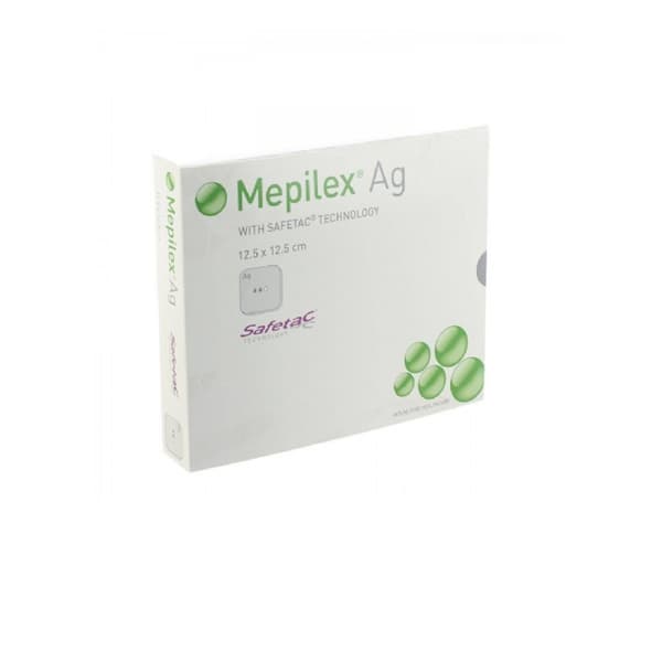 Mepilex Ag 12,50 X 12,50 Cm 5 Uds