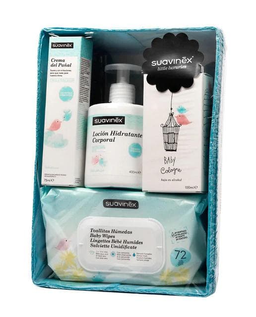 Blue Suavinex Newborn Basket