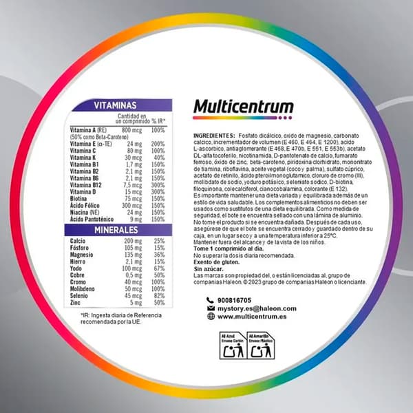 Multicentrum Men 50+ 90 Tablets