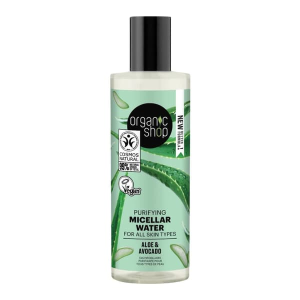 Organic Shop Aloe Agua Micelar Purificante Todo Tipo De Pieles 150ml