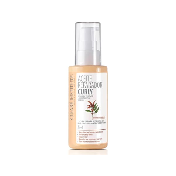 Clearé Institute Curly Curls Defined Curl Repair Oil Moisturising Shine 50ml