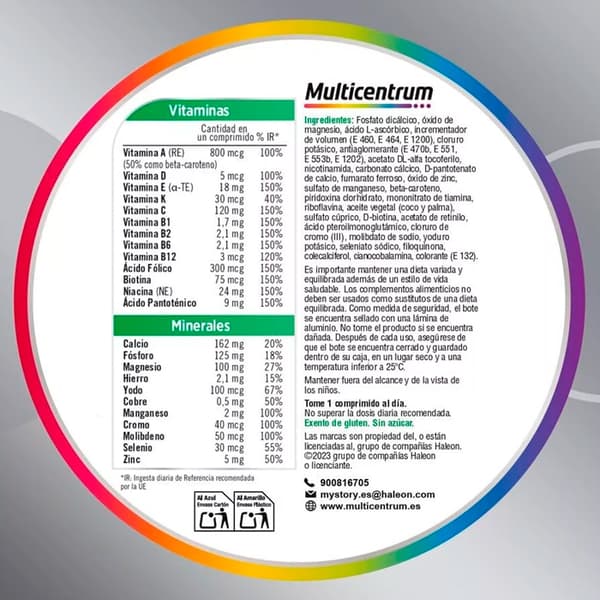 Multicentrum Select 50+90 Tablets