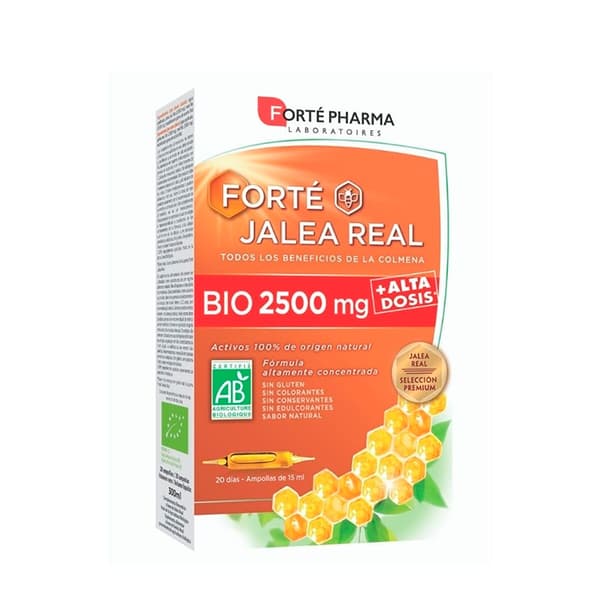 Forté Pharma Royal Jelly Bio 2500mg 20 Ampoules