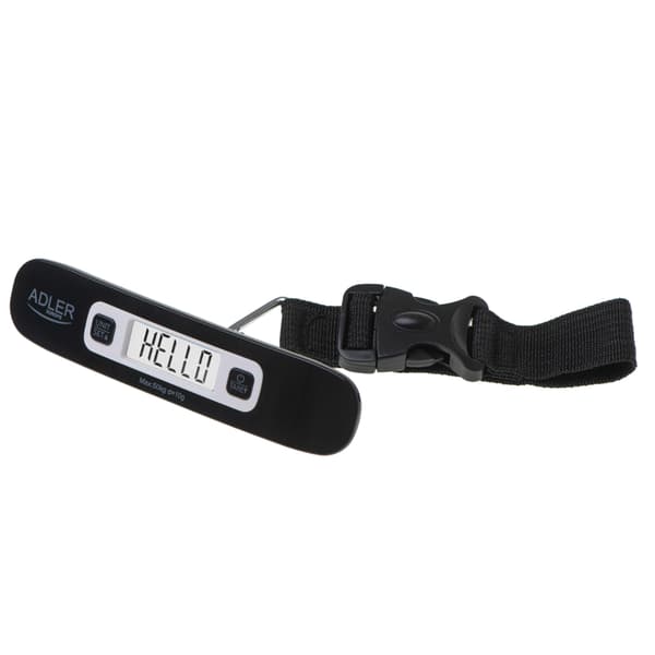 Digital bagagevåg med LCD-skärm och 50 kg kapacitet