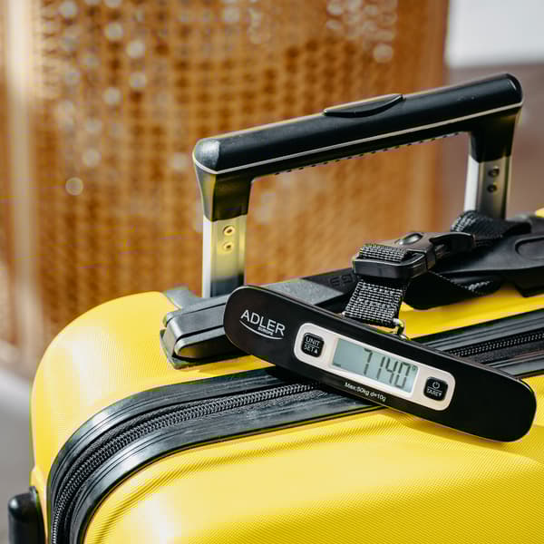 Digital bagasjevekt med LCD-skjerm og kapasitet på 50 kg