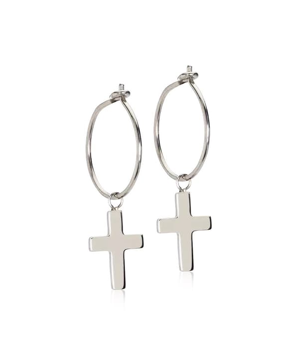Blomdahl Earring Pendant Cross 14mm