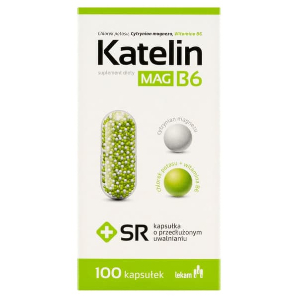 Katelin B6 Vitamiinikapselit, 100 kpl.