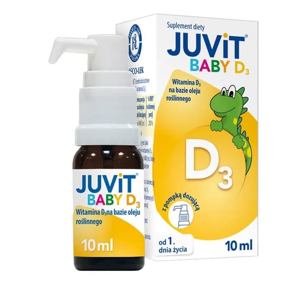 Juvit D3 Droppar för Spädbarn, 10ml