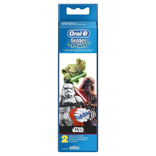 Star Wars Stages Tandborsthuvuden av Oral-B för Barn - 2 Pack