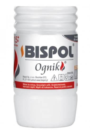 Bispol Ognik WP0 Znicelinsatser, Paraffinljus, 1 styck