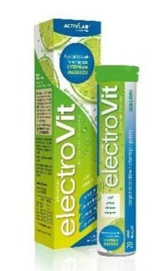 Elektrolyttillskott med C-vitamin, Lime Smak - 20 brustabletter