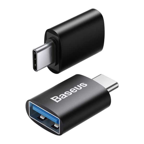 Baseus Ingenuity Series Adapter fra USB-C til USB-A 10Gb/s - Sort