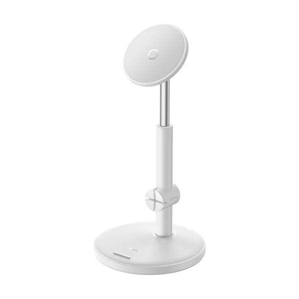 Baseus MagPro Stående Magnetisk Telefonholder - Hvid Hvid