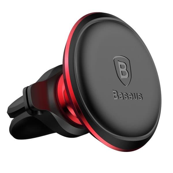 Baseus C40141201913-00 Magnetisk Bilholder til Luftventil - Sort/Rød