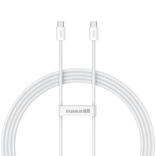 Baseus Superior Series II USB-C til USB-C Kabel 30W 480Mb/s 2m - Hvid