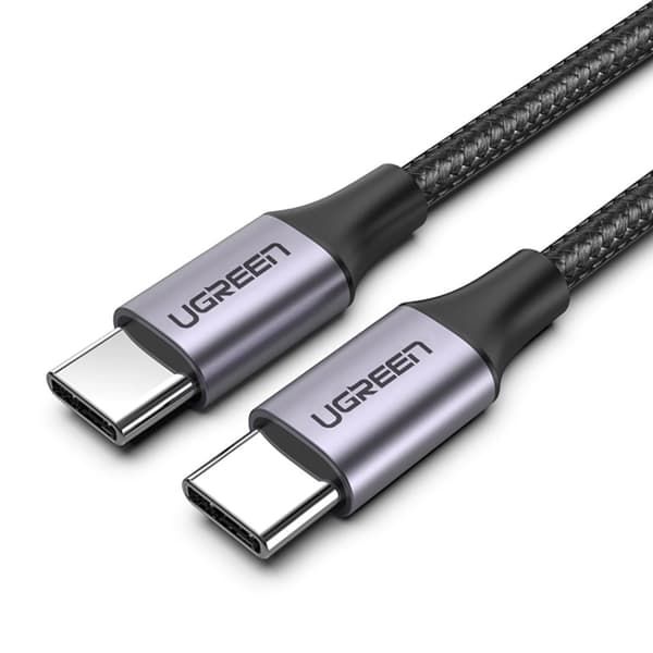 Ugreen US161 50751 USB-C 3.1 til USB-C 3.1 Kabel 1.5m - Grå