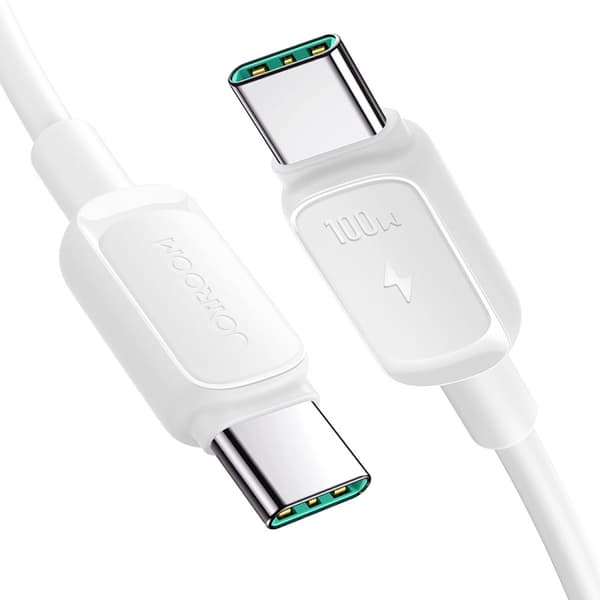 Joyroom Multi-Color USB-C til USB-C Kabel 100W 1.2m - Hvid