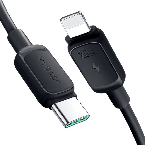 Kabel Joyroom Multi-Color Series A14 USB-C / Lightning 20W 1,2 m - Svart