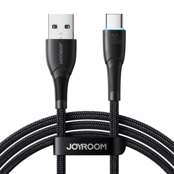 Joyroom Starry-serien SA32-AC6 100W USB-A/USB-C kabel 1m - svart