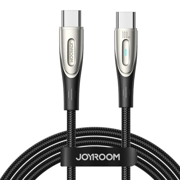 Joyroom Star-Light Series SA27-CC5 USB-C til USB-C Kabel 100W 2m - Sort