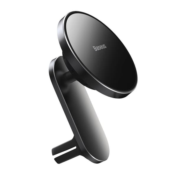 Baseus Bilholder Magnetisk Trådløs Induktiv Oplader Qi 15W (MagSafe Kompatibel til iPhone) Sort (WXJN-01) Sort