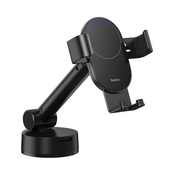 Baseus teleskopisk tyngdekrafts bilholder til forrude dashbord sort (SUYL-JY01) Sort