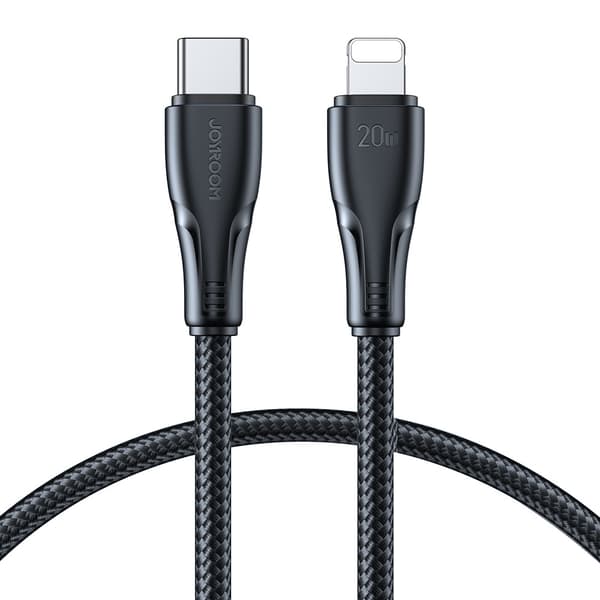 Joyroom Surpass A11 Kabel 20W 1.2m Lightning/USB-C - Sort